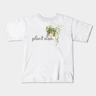 Plant Mom Single Plant Kids T-Shirt